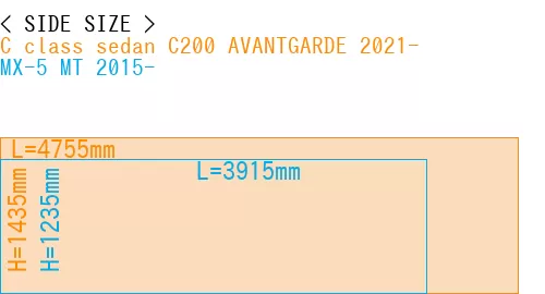 #C class sedan C200 AVANTGARDE 2021- + MX-5 MT 2015-